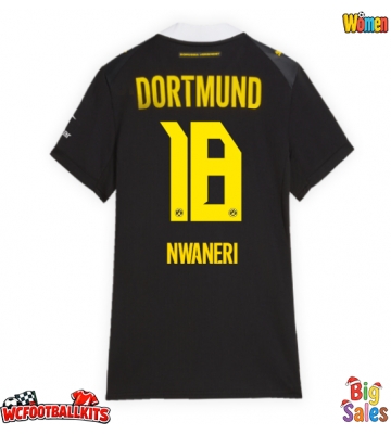 Borussia Dortmund Ethan Nwaneri #18 Replica Away Stadium Shirt for Women 2026-27 Short Sleeve